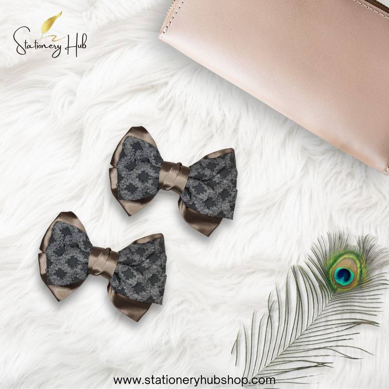 Premium Silk Textured Hair Bow